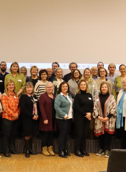 Bilde av deltakerne på pasientsikkerhetskonferanse