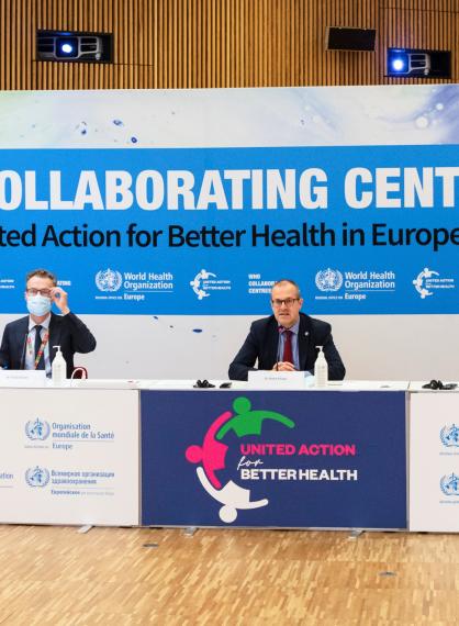 Four representatives at the WHO